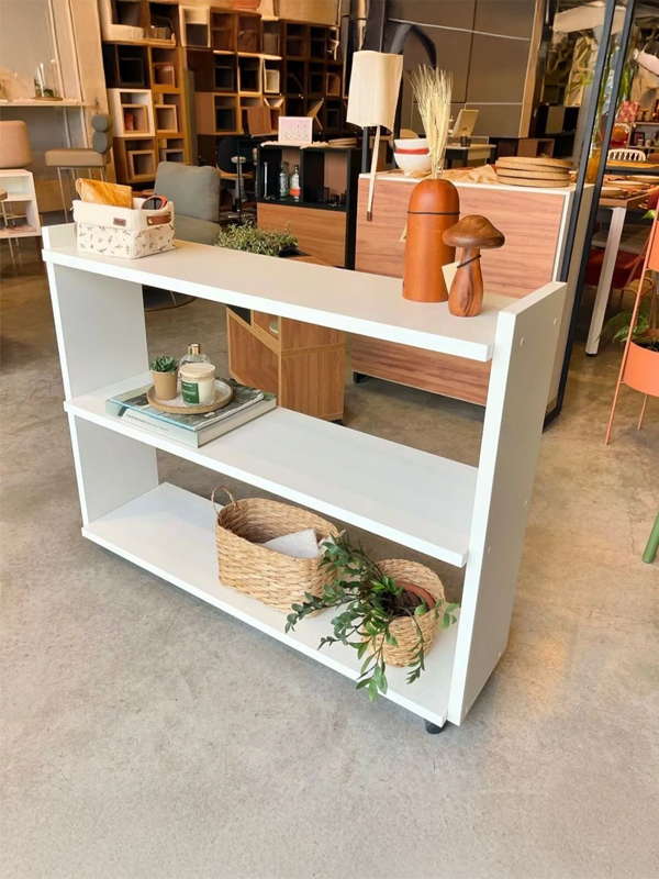 Ahşap Çiçeklik / Kitaplık